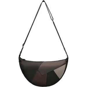 Nylon Crescent Bag Large Crossbody Shoulder Purse Travel Lightweight